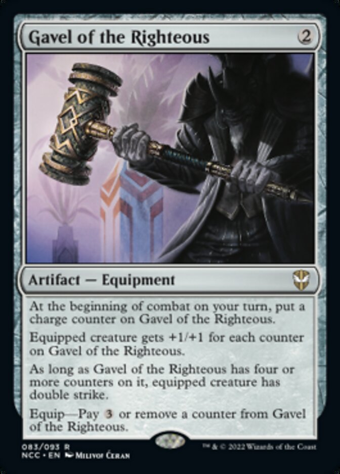 Gavel of the Righteous [Streets of New Capenna Commander] | Card Merchant Takapuna