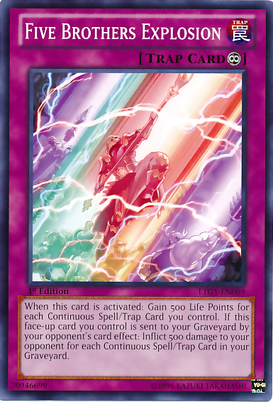 Five Brothers Explosion [LTGY-EN089] Common | Card Merchant Takapuna