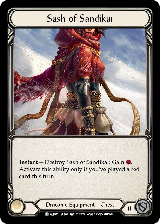 Sash of Sandikai [FAI004] (Uprising Fai Blitz Deck) | Card Merchant Takapuna