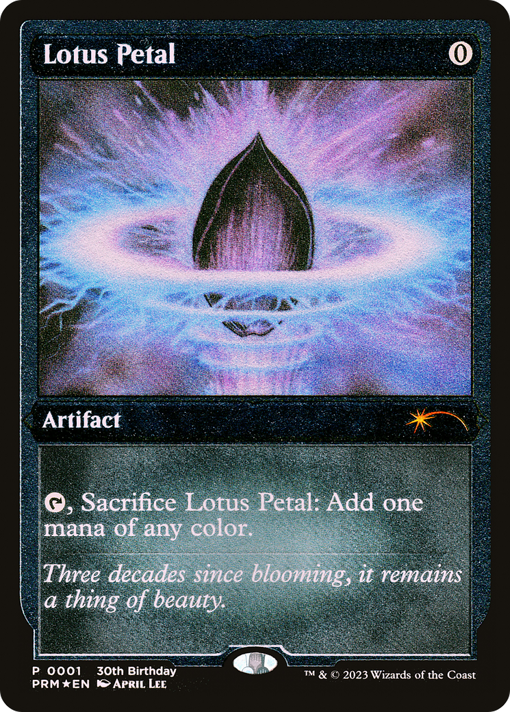 Lotus Petal (Foil Etched) [30th Anniversary Promos] | Card Merchant Takapuna