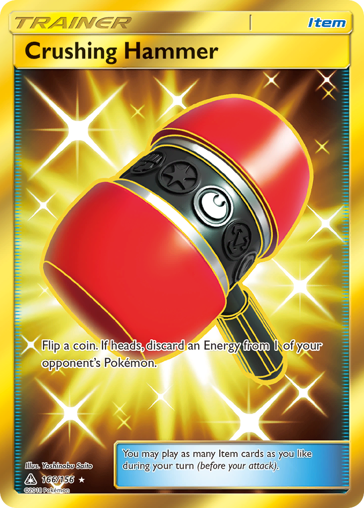 Crushing Hammer (166/156) [Sun & Moon: Ultra Prism] | Card Merchant Takapuna