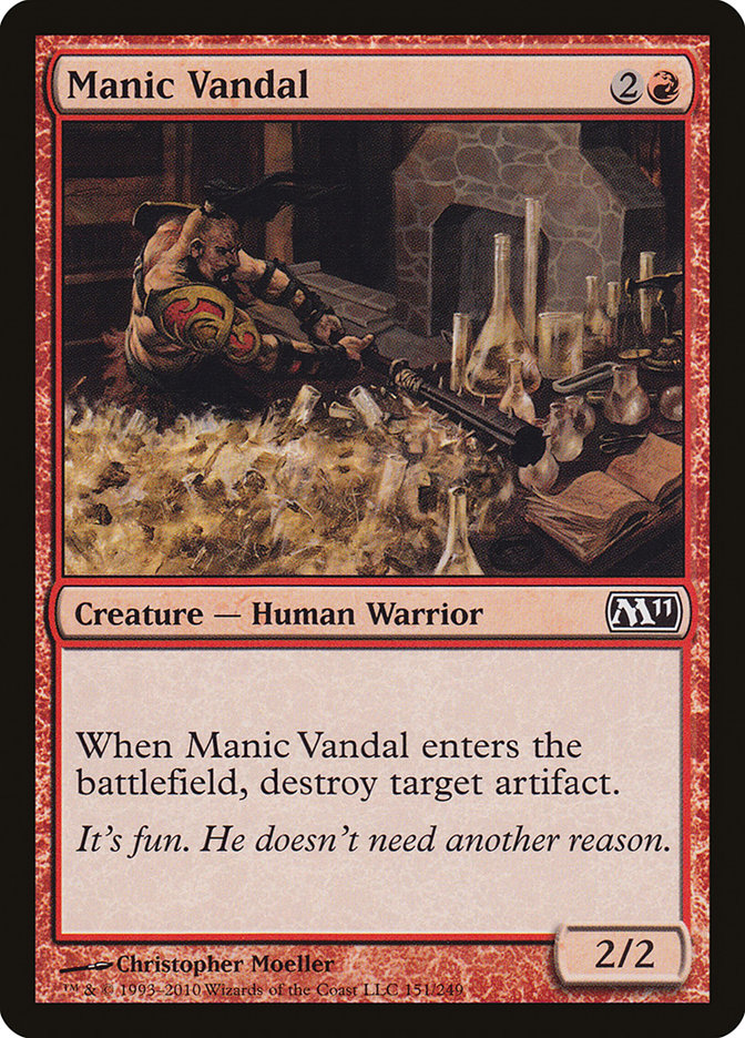 Manic Vandal [Magic 2011] | Card Merchant Takapuna