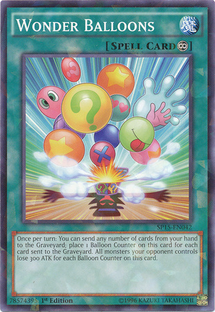 Wonder Balloons [SP15-EN042] Shatterfoil Rare | Card Merchant Takapuna