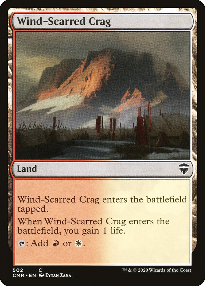 Wind-Scarred Crag [Commander Legends] | Card Merchant Takapuna