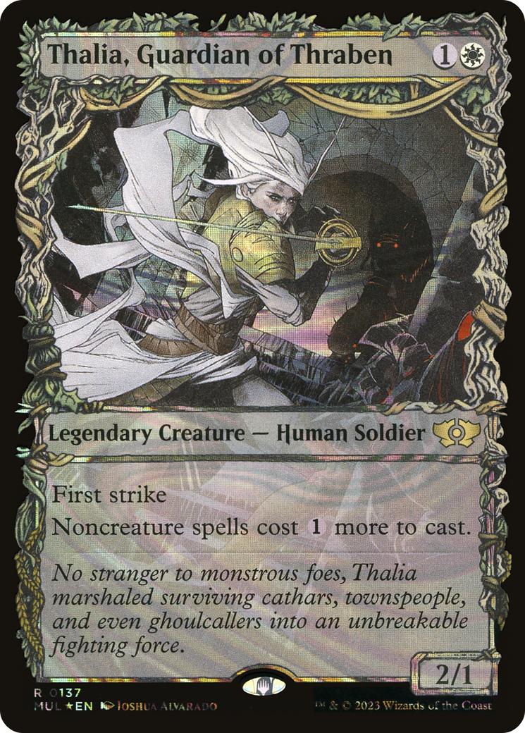 Thalia, Guardian of Thraben (Halo Foil) [Multiverse Legends] | Card Merchant Takapuna