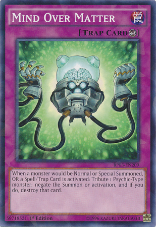 Mind Over Matter [BP03-EN209] Shatterfoil Rare | Card Merchant Takapuna