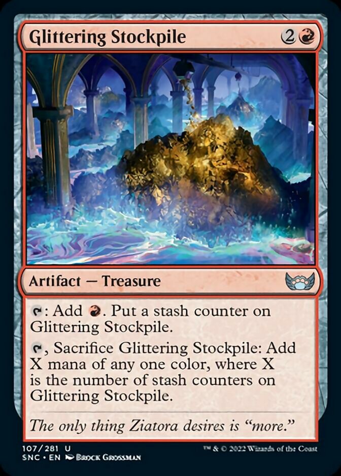 Glittering Stockpile [Streets of New Capenna] | Card Merchant Takapuna