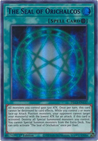 The Seal of Orichalcos (Purple) [DLCS-EN137] Ultra Rare | Card Merchant Takapuna