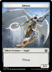 Angel (3) // Demon Double-Sided Token [March of the Machine Commander Tokens] | Card Merchant Takapuna