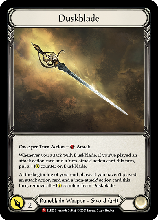 Duskblade [ELE223] (Tales of Aria)  1st Edition Cold Foil | Card Merchant Takapuna