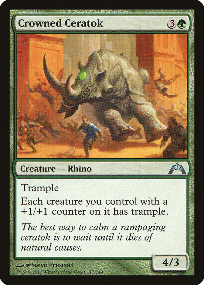 Crowned Ceratok [Gatecrash] | Card Merchant Takapuna