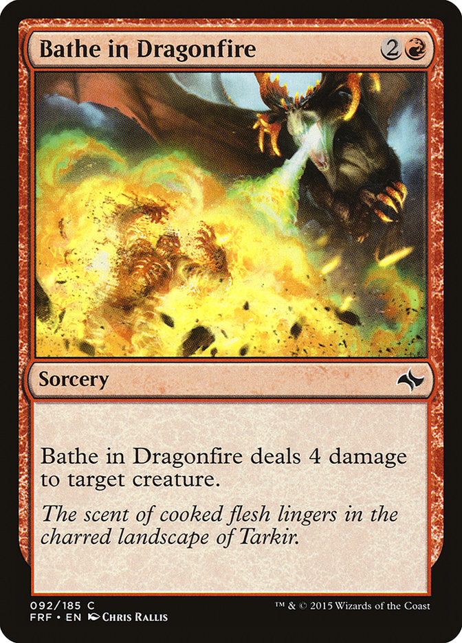 Bathe in Dragonfire [Fate Reforged] | Card Merchant Takapuna