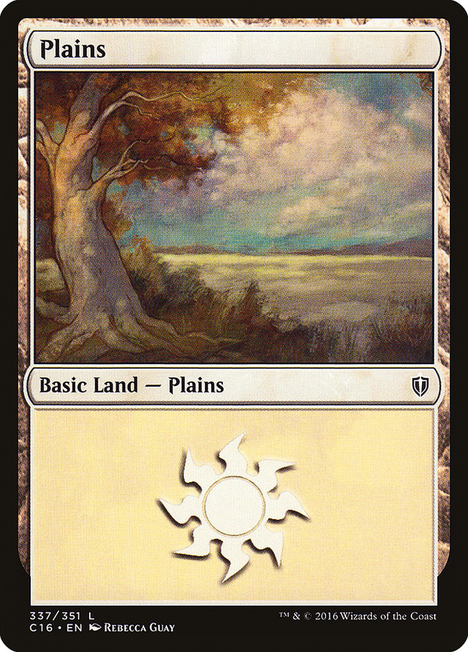 Plains (337) [Commander 2016] | Card Merchant Takapuna