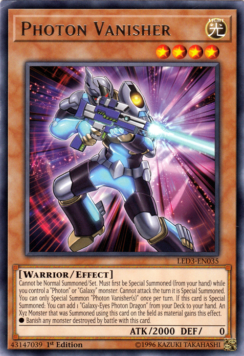 Photon Vanisher [LED3-EN035] Rare | Card Merchant Takapuna