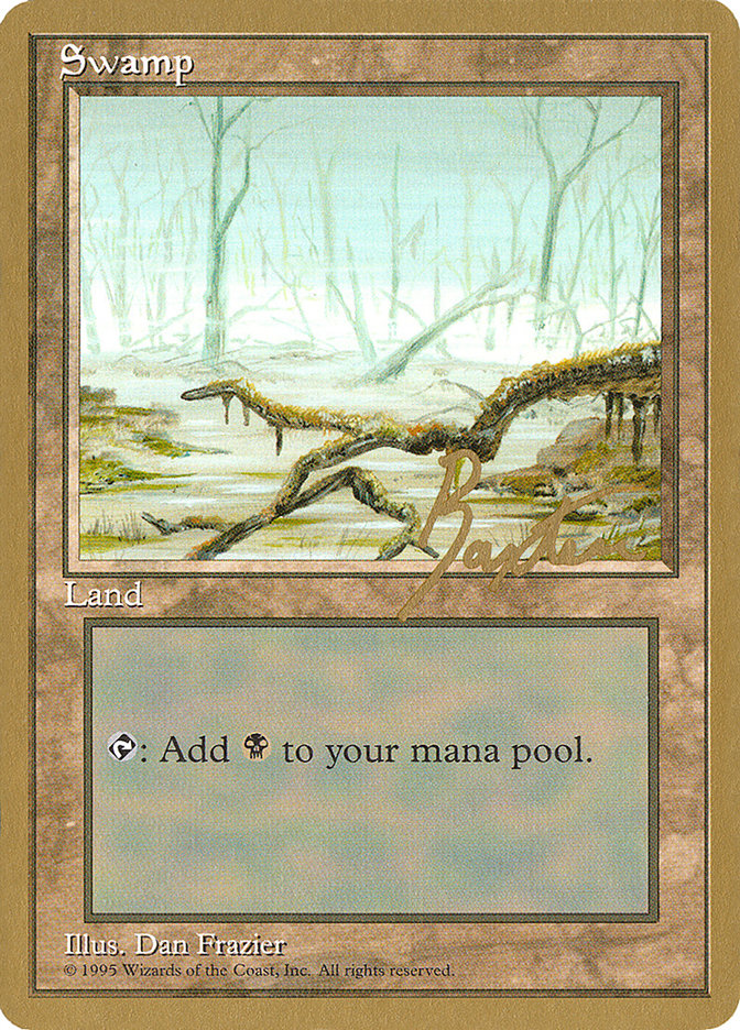 Swamp (gb372) (George Baxter) [Pro Tour Collector Set] | Card Merchant Takapuna