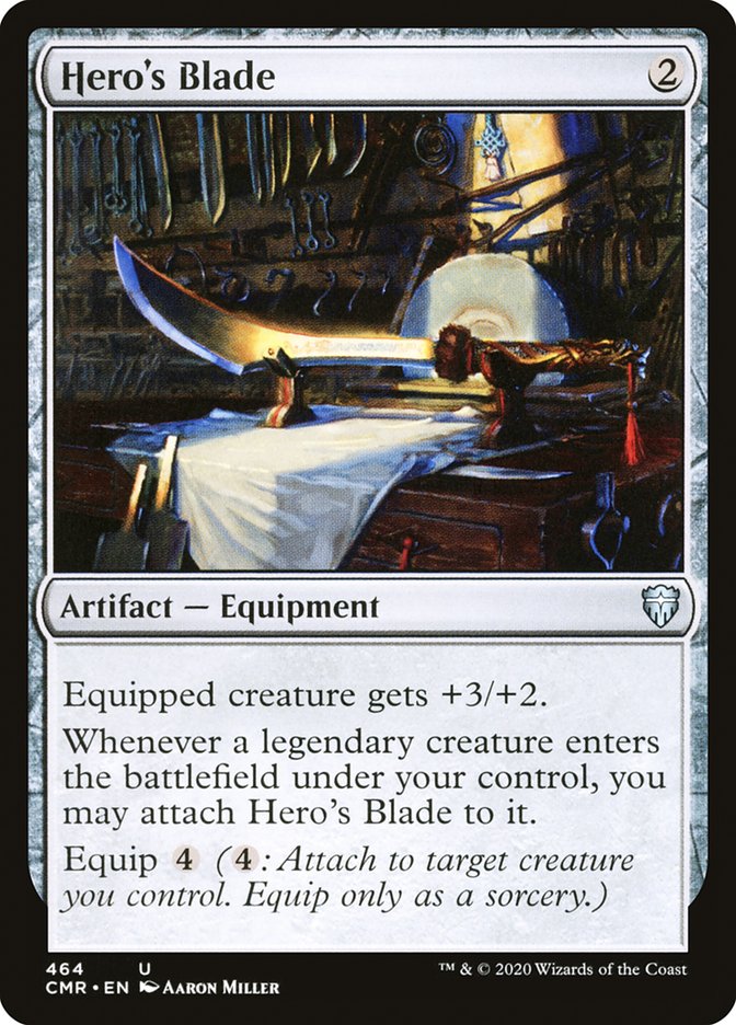 Hero's Blade (464) [Commander Legends] | Card Merchant Takapuna