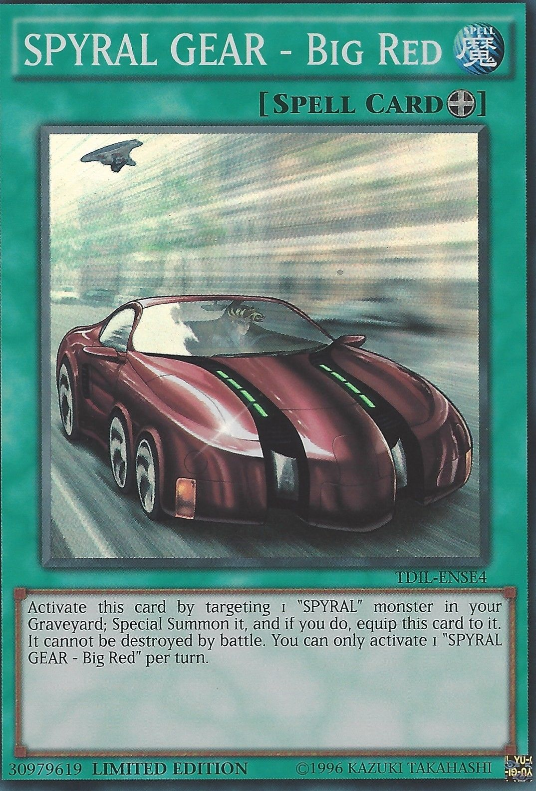 SPYRAL GEAR - Big Red [TDIL-ENSE4] Super Rare | Card Merchant Takapuna