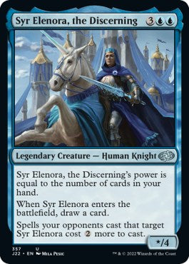 Syr Elenora, the Discerning [Jumpstart 2022] | Card Merchant Takapuna