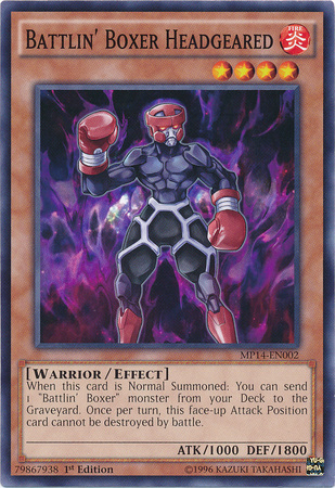 Battlin' Boxer Headgeared [MP14-EN002] Common | Card Merchant Takapuna