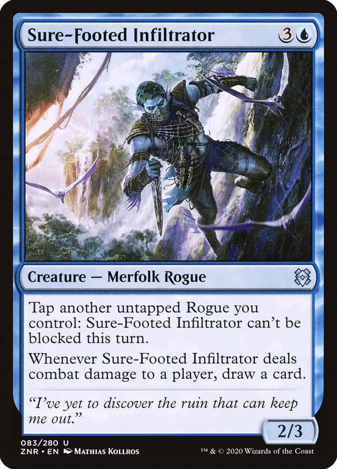 Sure-Footed Infiltrator [Zendikar Rising] | Card Merchant Takapuna