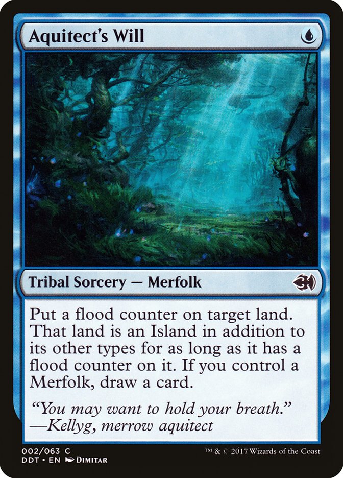 Aquitect's Will [Duel Decks: Merfolk vs. Goblins] | Card Merchant Takapuna