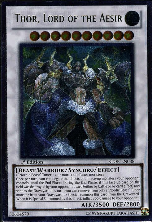 Thor, Lord of the Aesir [STOR-EN038] Ultimate Rare | Card Merchant Takapuna