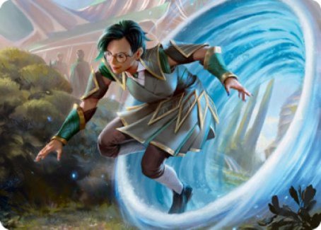 Vortex Runner Art Card [Strixhaven: School of Mages Art Series] | Card Merchant Takapuna