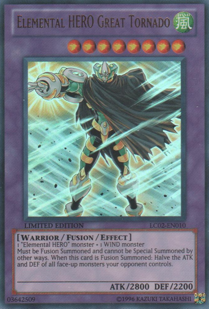 Elemental HERO Great Tornado [LC02-EN010] Ultra Rare | Card Merchant Takapuna