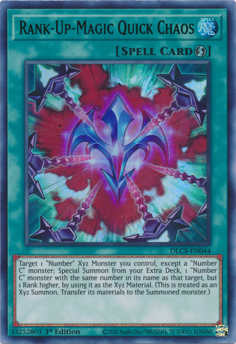 Rank-Up-Magic Quick Chaos (Green) [DLCS-EN044] Ultra Rare | Card Merchant Takapuna