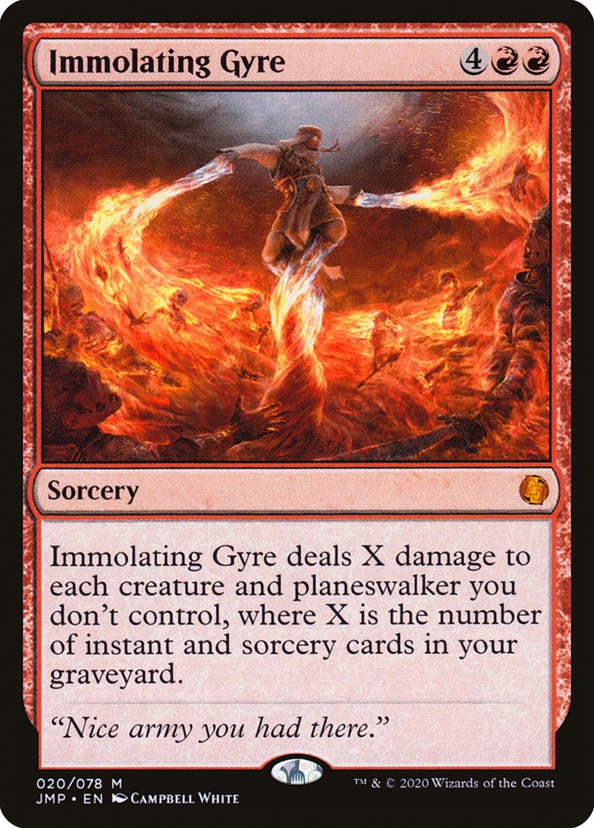 Immolating Gyre [Jumpstart] | Card Merchant Takapuna