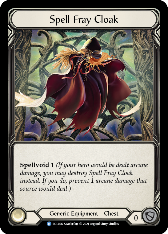 Spell Fray Cloak [BOL006] (Monarch Boltyn Blitz Deck) | Card Merchant Takapuna