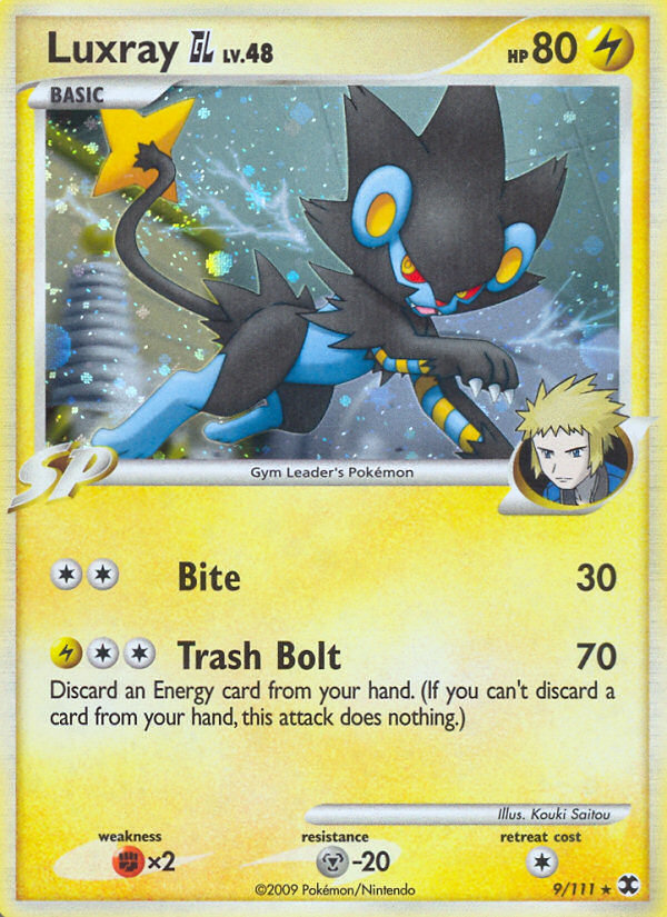 Luxray GL (9/111) [Platinum: Rising Rivals] | Card Merchant Takapuna