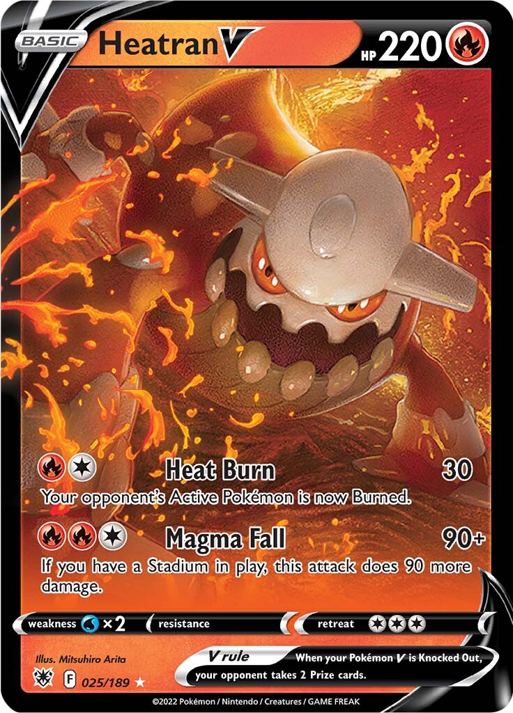 Heatran V (025/189) [Sword & Shield: Astral Radiance] | Card Merchant Takapuna