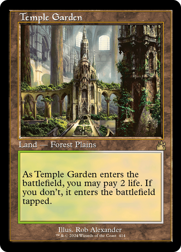 Temple Garden (Retro) [Ravnica Remastered] | Card Merchant Takapuna