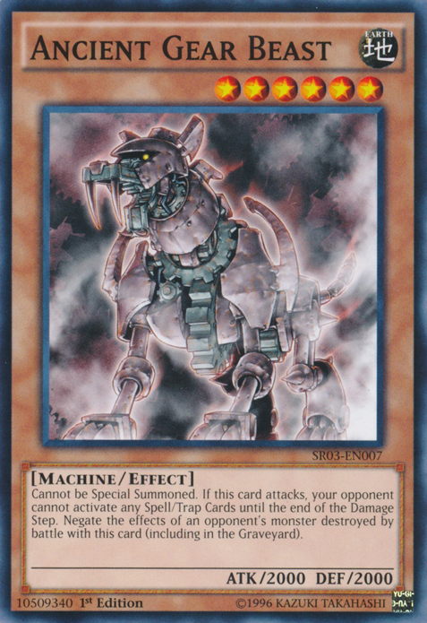 Ancient Gear Beast [SR03-EN007] Common | Card Merchant Takapuna