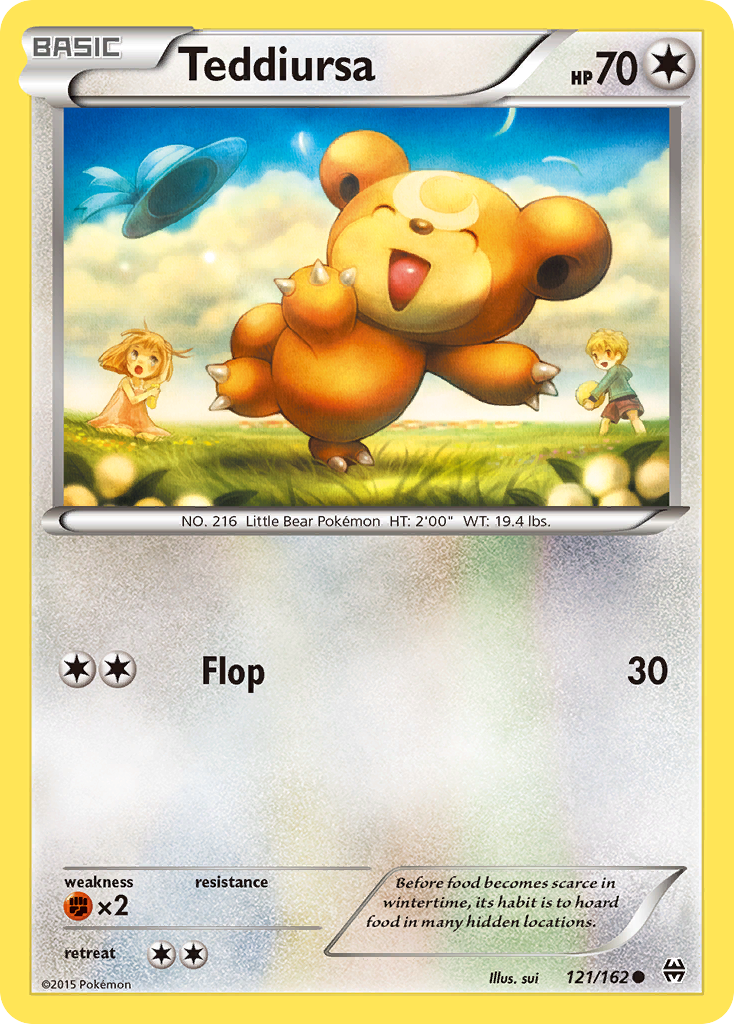 Teddiursa (121/162) [XY: BREAKthrough] | Card Merchant Takapuna