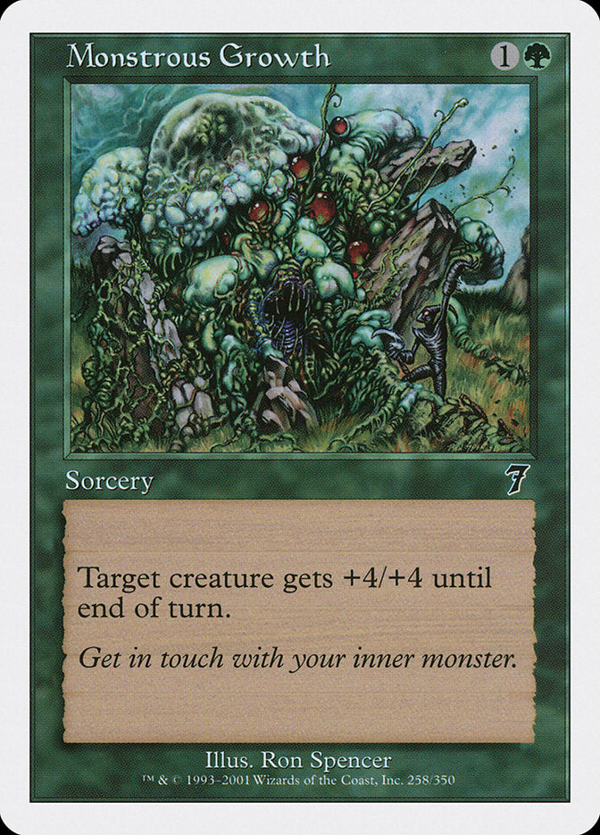 Monstrous Growth [Seventh Edition] | Card Merchant Takapuna