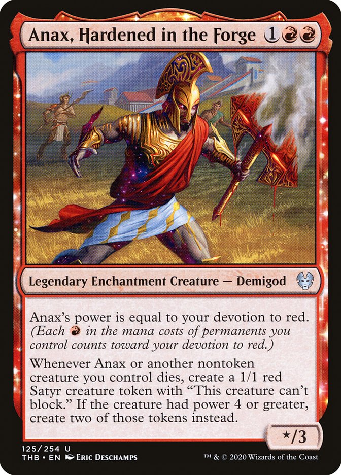 Anax, Hardened in the Forge [Theros Beyond Death] | Card Merchant Takapuna