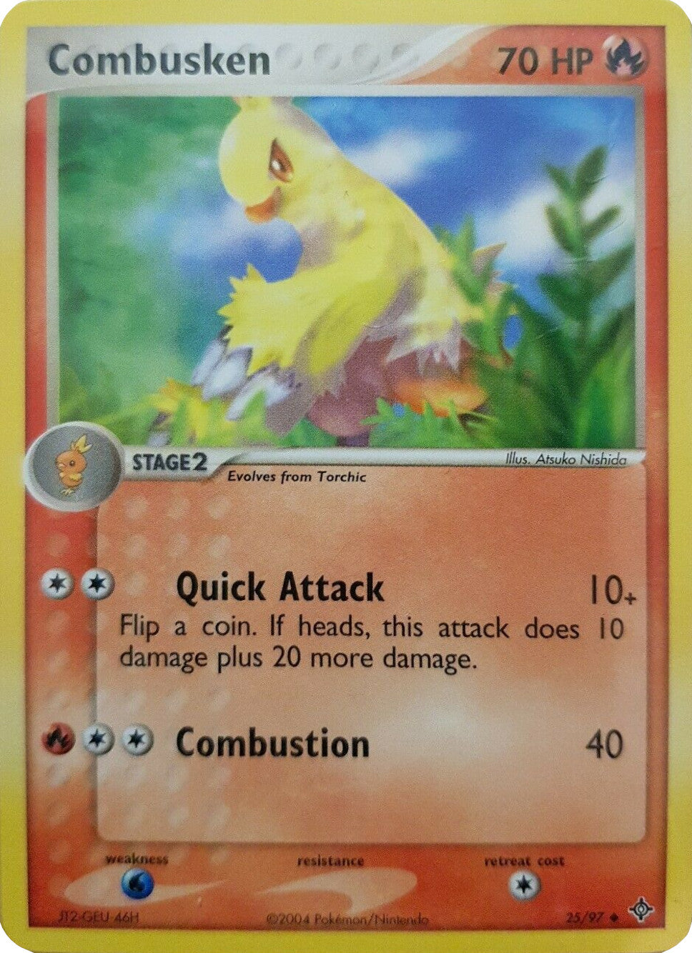 Combusken (25/97) [EX: Battle Stadium] | Card Merchant Takapuna