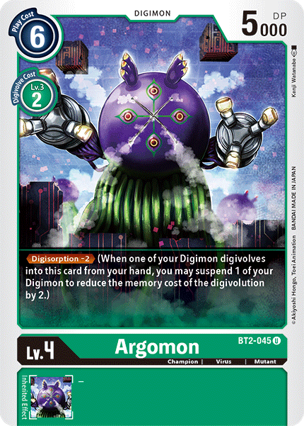 Argomon [BT2-045] [Release Special Booster Ver.1.5] | Card Merchant Takapuna