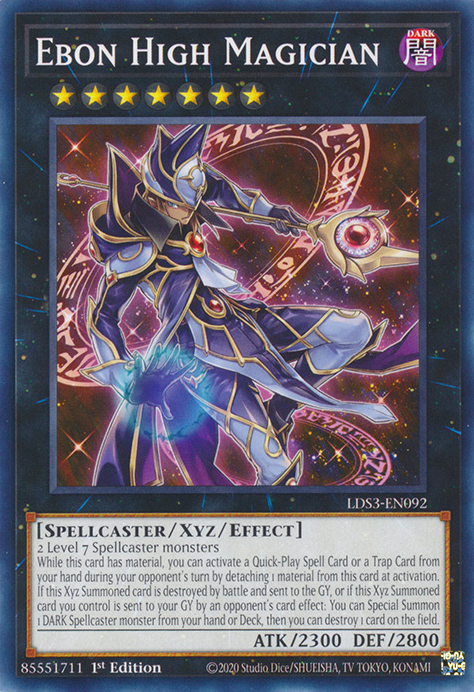 Ebon High Magician [LDS3-EN092] Common | Card Merchant Takapuna