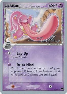 Lickitung (19/101) (Delta Species) (Legendary Ascent - Tom Roos) [World Championships 2007] | Card Merchant Takapuna