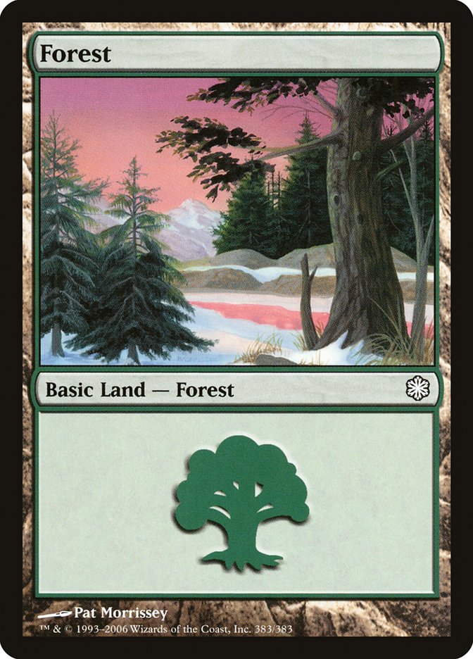 Forest (383) [Coldsnap Theme Decks] | Card Merchant Takapuna