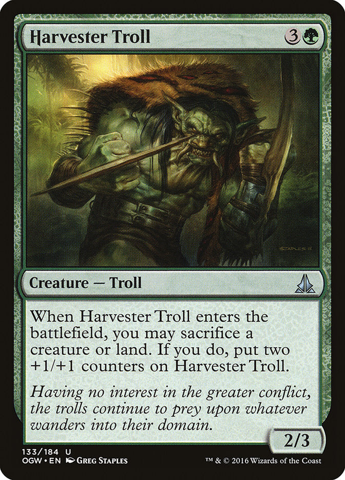 Harvester Troll [Oath of the Gatewatch] | Card Merchant Takapuna