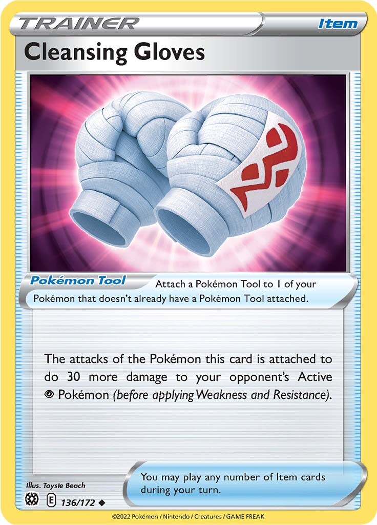 Cleansing Gloves (136/172) [Sword & Shield: Brilliant Stars] | Card Merchant Takapuna