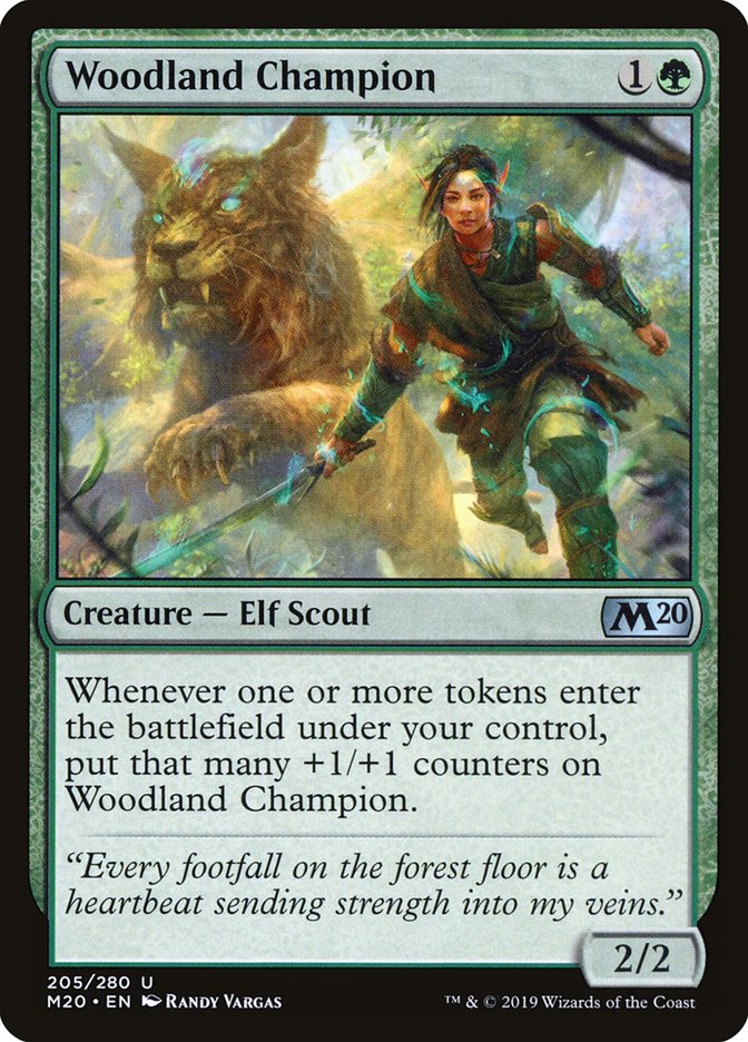 Woodland Champion [Core Set 2020] | Card Merchant Takapuna