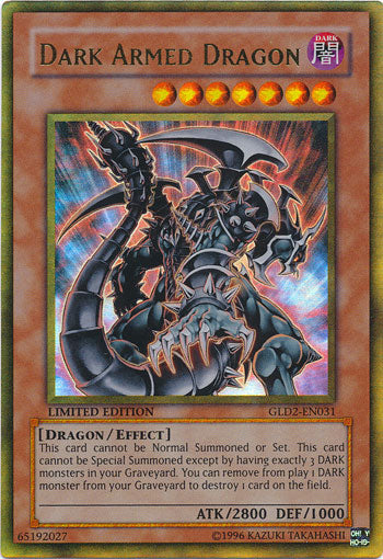 Dark Armed Dragon [GLD2-EN031] Ultra Rare | Card Merchant Takapuna