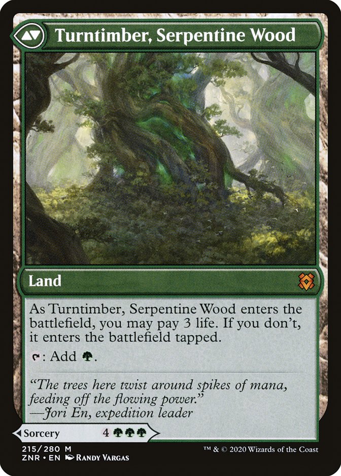 Turntimber Symbiosis // Turntimber, Serpentine Wood [Zendikar Rising] | Card Merchant Takapuna