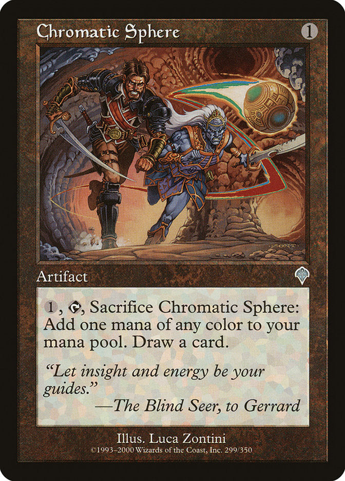 Chromatic Sphere [Invasion] | Card Merchant Takapuna