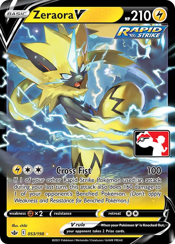 Zeraora V (053/198) [Prize Pack Series One] | Card Merchant Takapuna